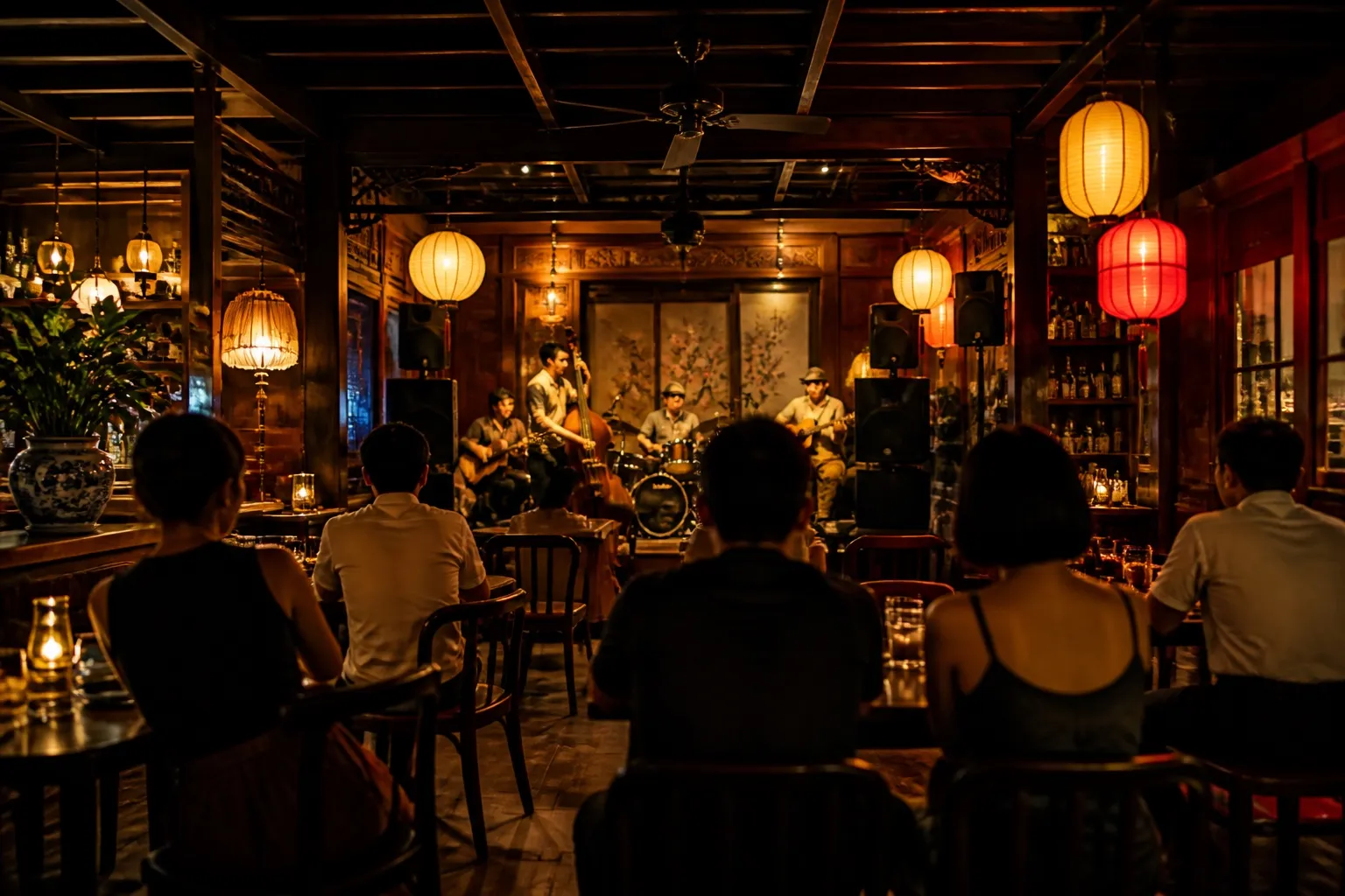 Bangkok Nightlife on Your Own — illustrative artwork, not a photograph of any venue